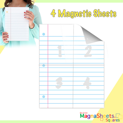 MagnaSheets Squares | Notebook Paper 22x28 Inches